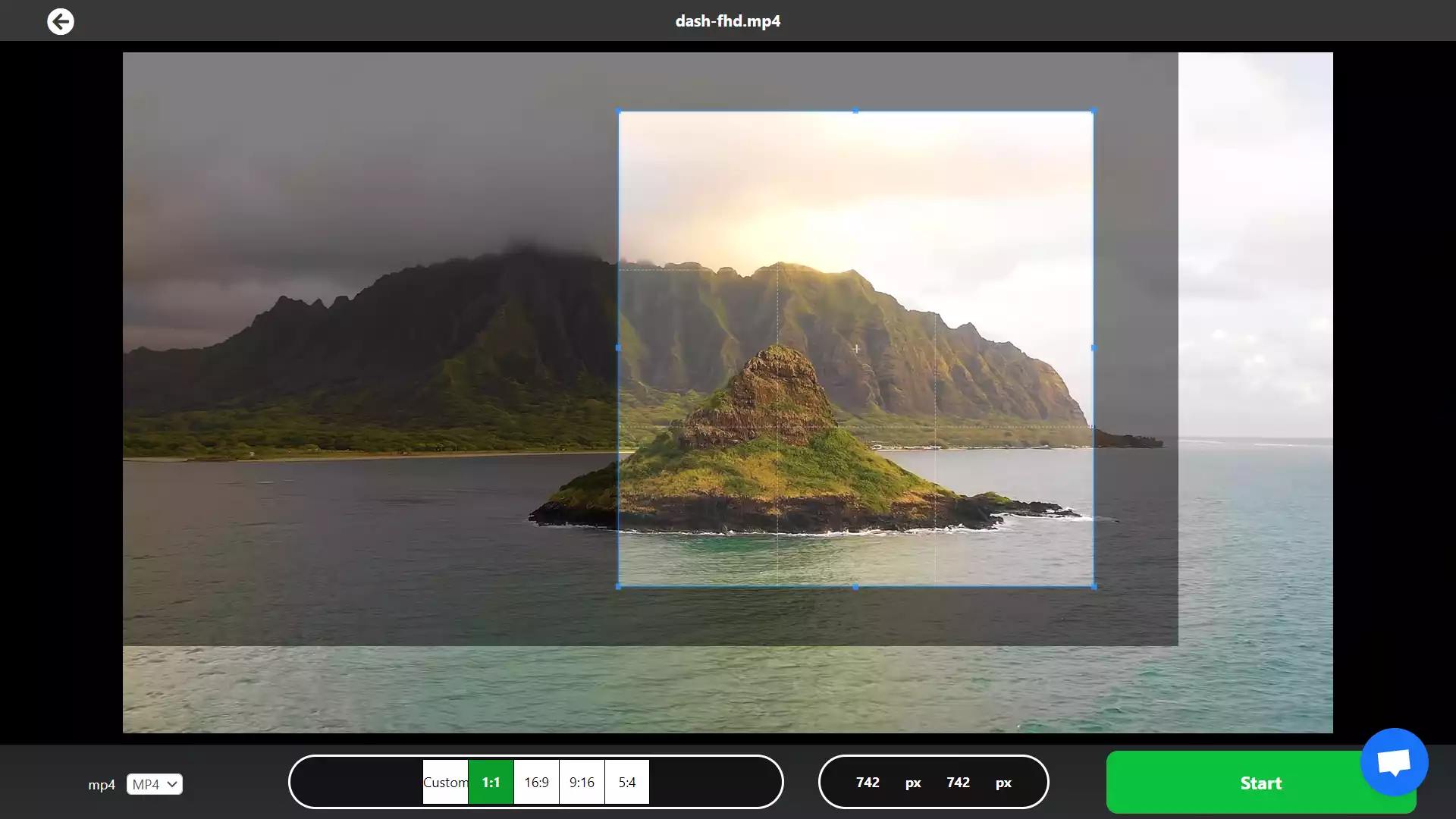 Utilisez facilement le recadrage vidéo en ligne