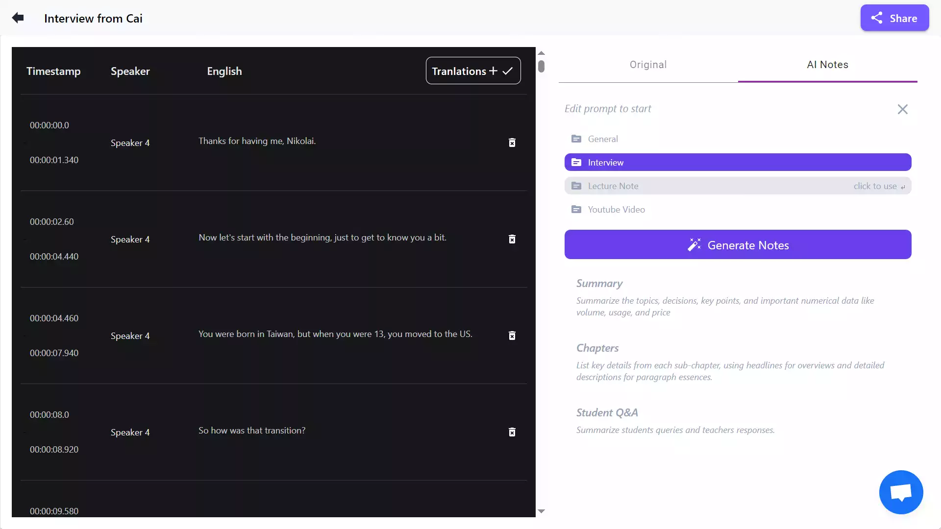 Transcrire MP4 en texte