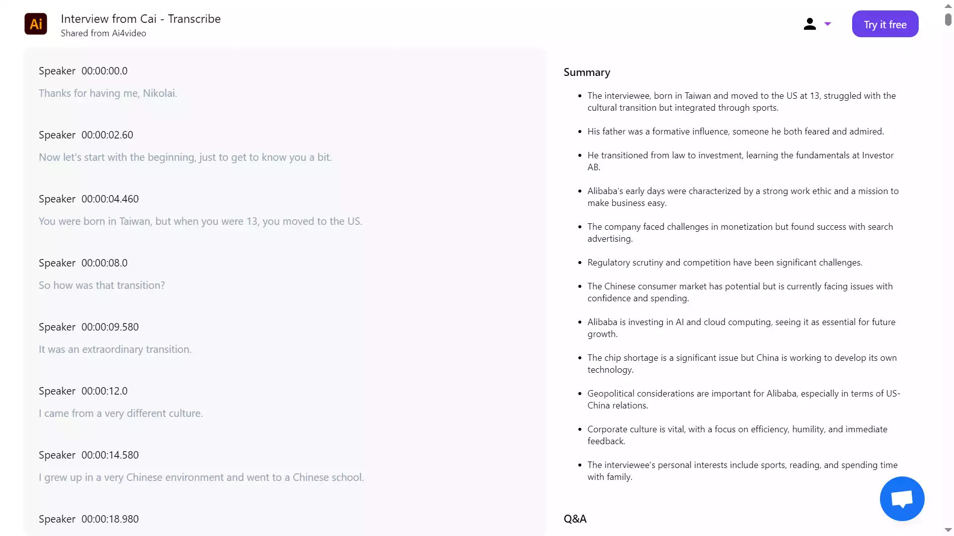 Transcrire l'audio en texte